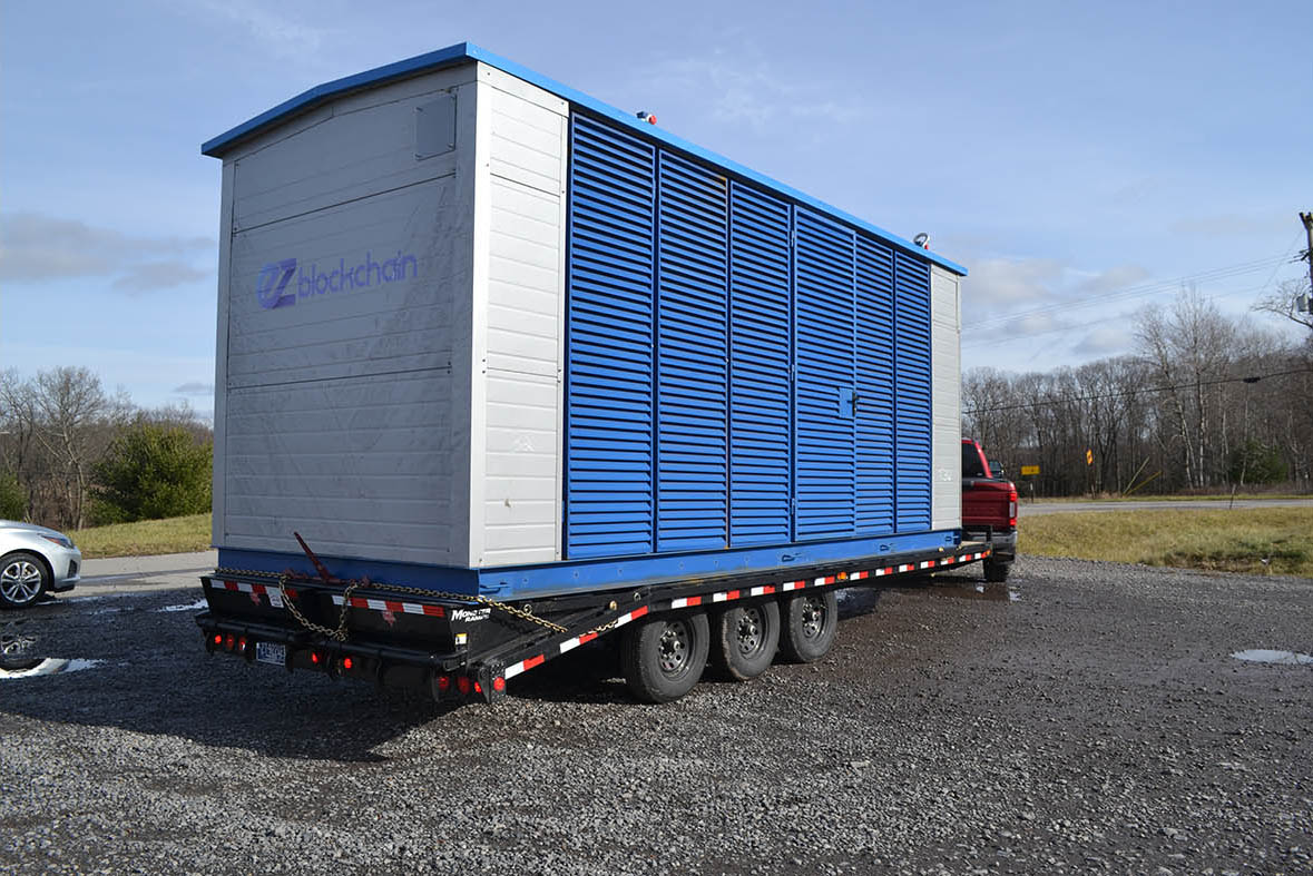 bitcoin mining trailer