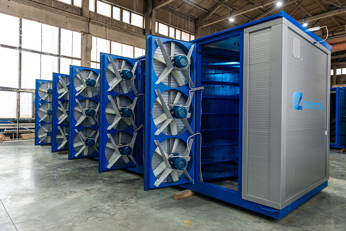 crypto mining containers usa